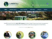 Tablet Screenshot of landfillconsult.com
